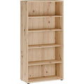B¨¹cher- und Aktenregal mit 4 Einlegeb?den aus Holzwerkstoff in Artisan-Eiche, 73,7 ¡Á 149,5 ¡Á 34,8 cm